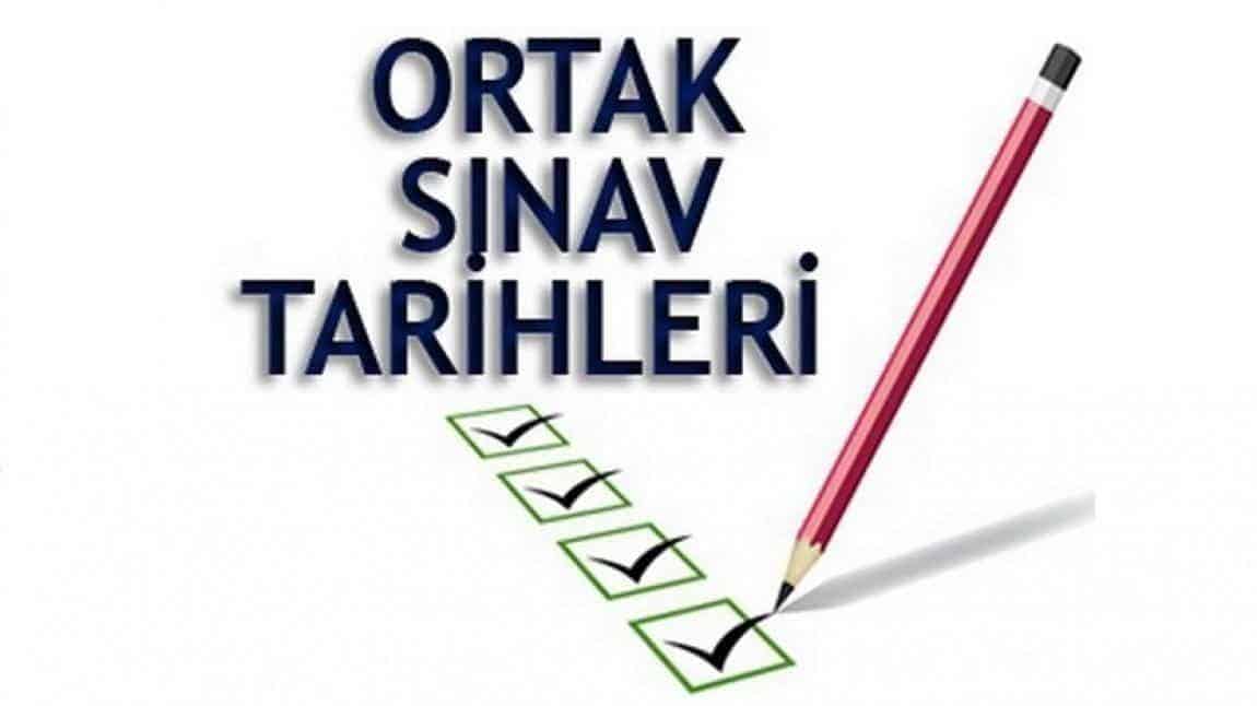 1. Dönem 2. Yazılı Sınavı Takvimi