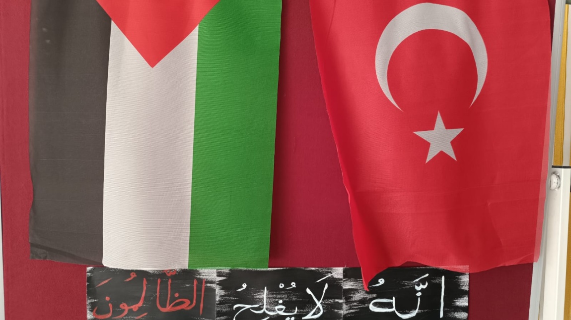 Filistin ve Gazze  farkındalık oluşturma etkinliklerimiz.